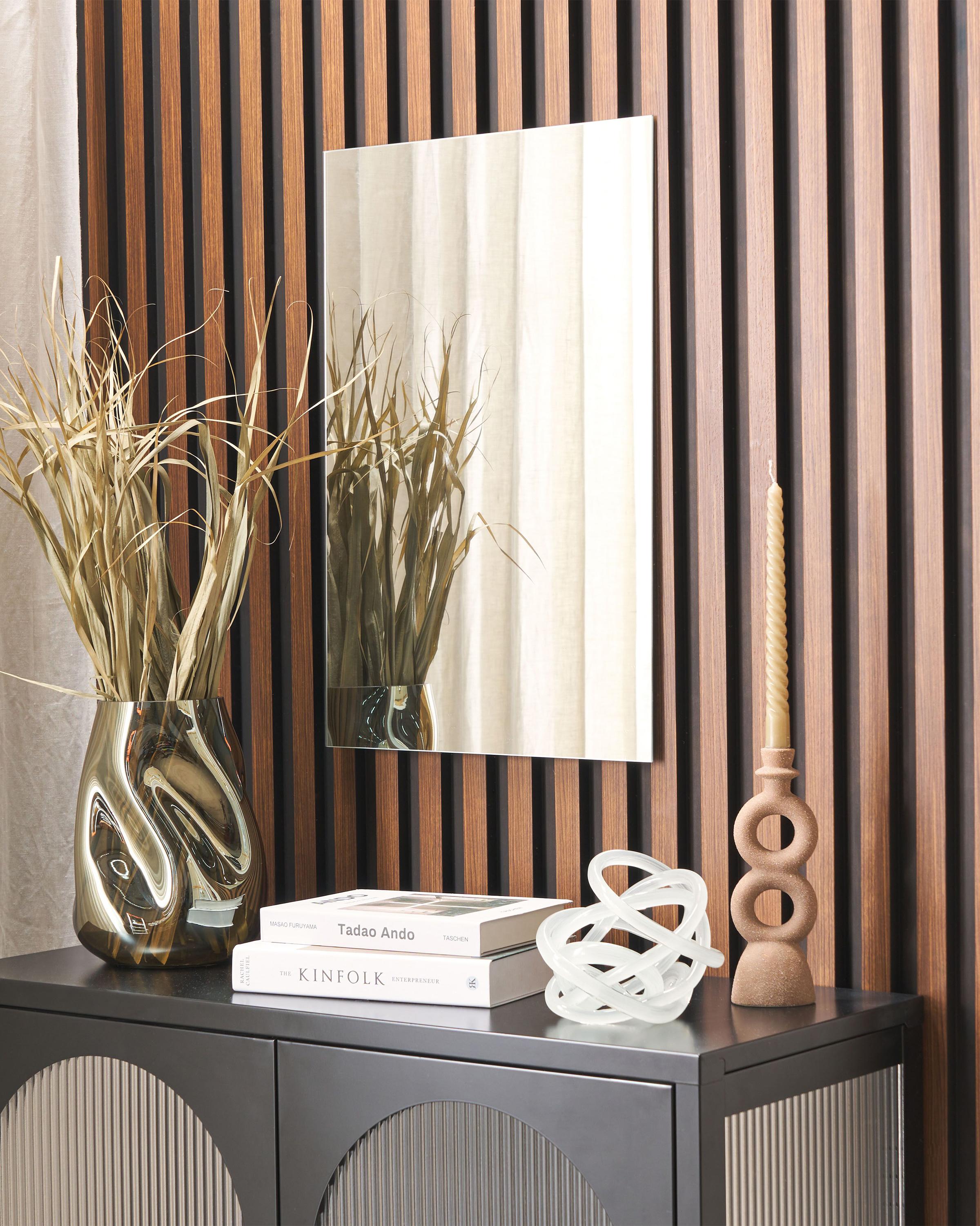 Wall Mirror ANGERS 40 cm 60 cm Silver