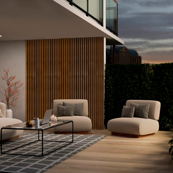 Akustikpaneel, »FN Acustico«, LxB: 240x57,25 cm, fichtefarben