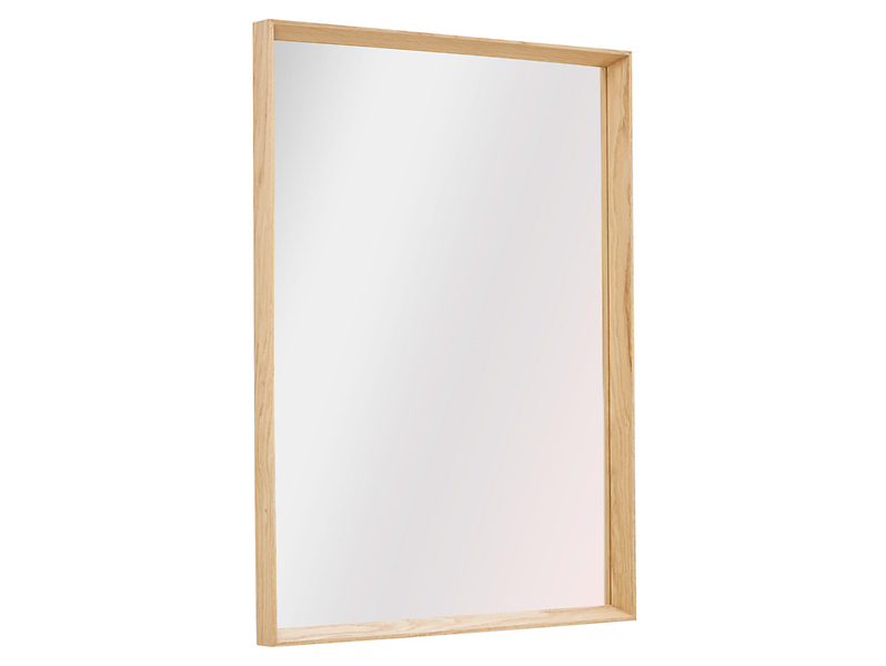 Lustro ścienne w ramie Inside 52x72 cm brązowe