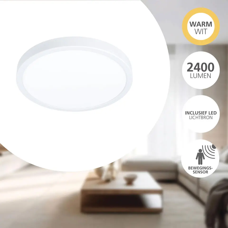 EGLO Fueva 5 Opbouwlamp - LED - &Oslash; 28,5 cm - Wit