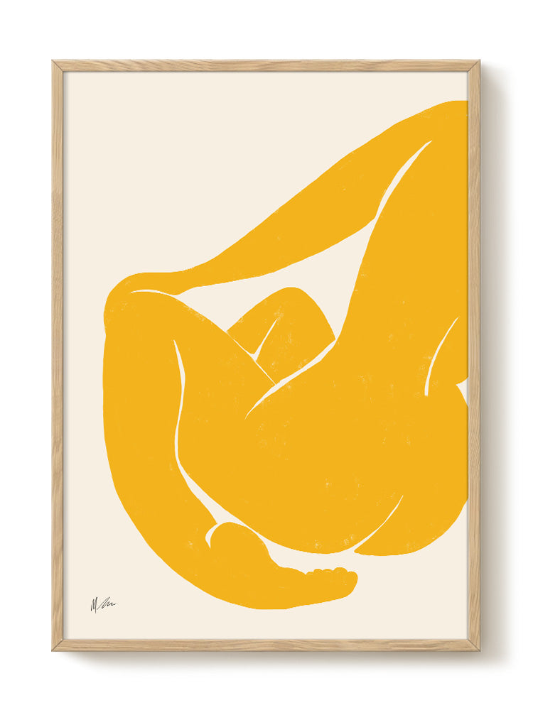 Michelle - Nu Jaune - PSTR studio Kunst Poster