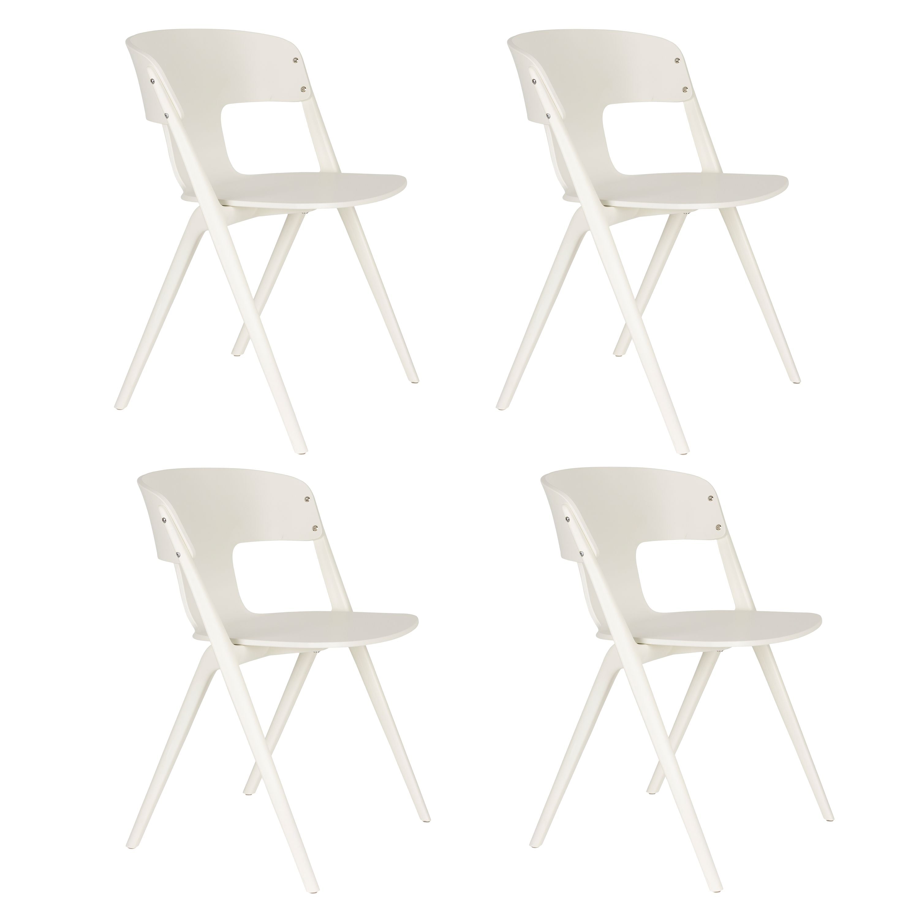Zuiver Horizon Tuinstoel Off-White - Set van 4