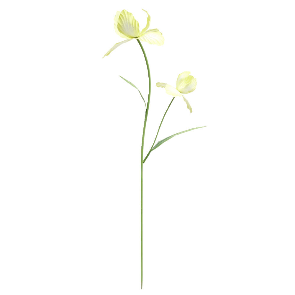 Fleur métal à planter iris H99cm (3 modèles)