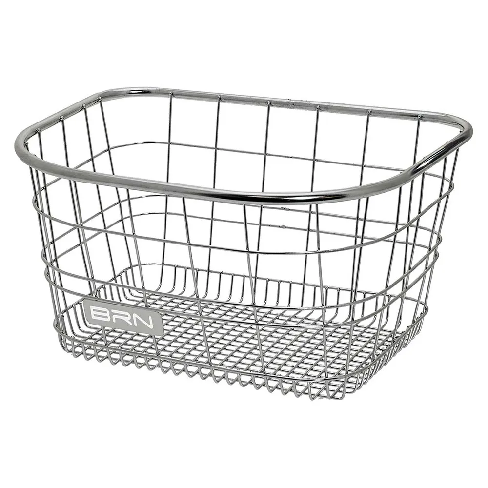 Brn Metal front basket