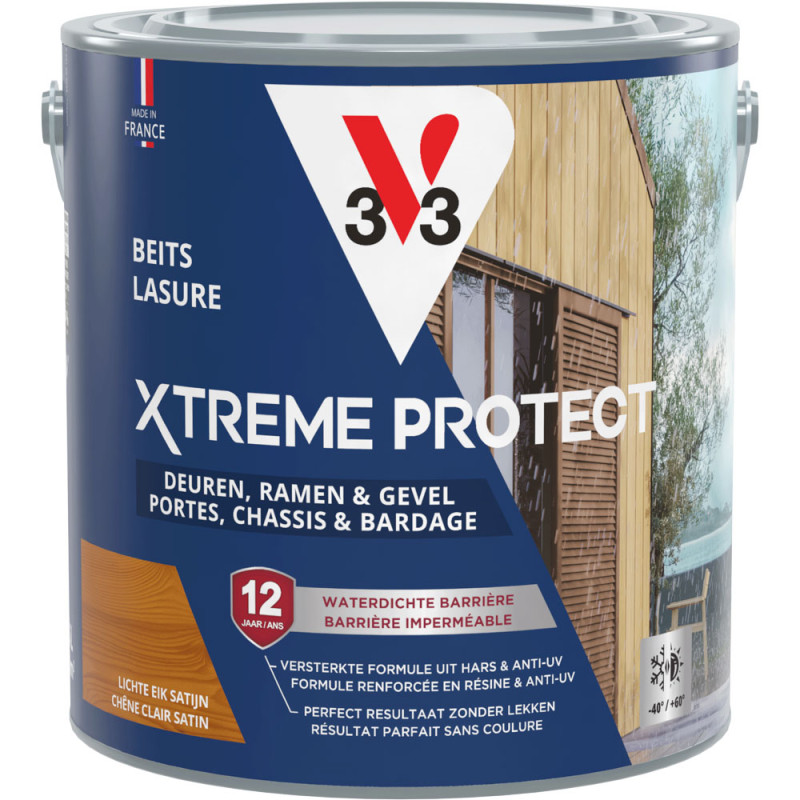 Lasure pour bois Xtreme Protect chêne clair 2,5 L V33