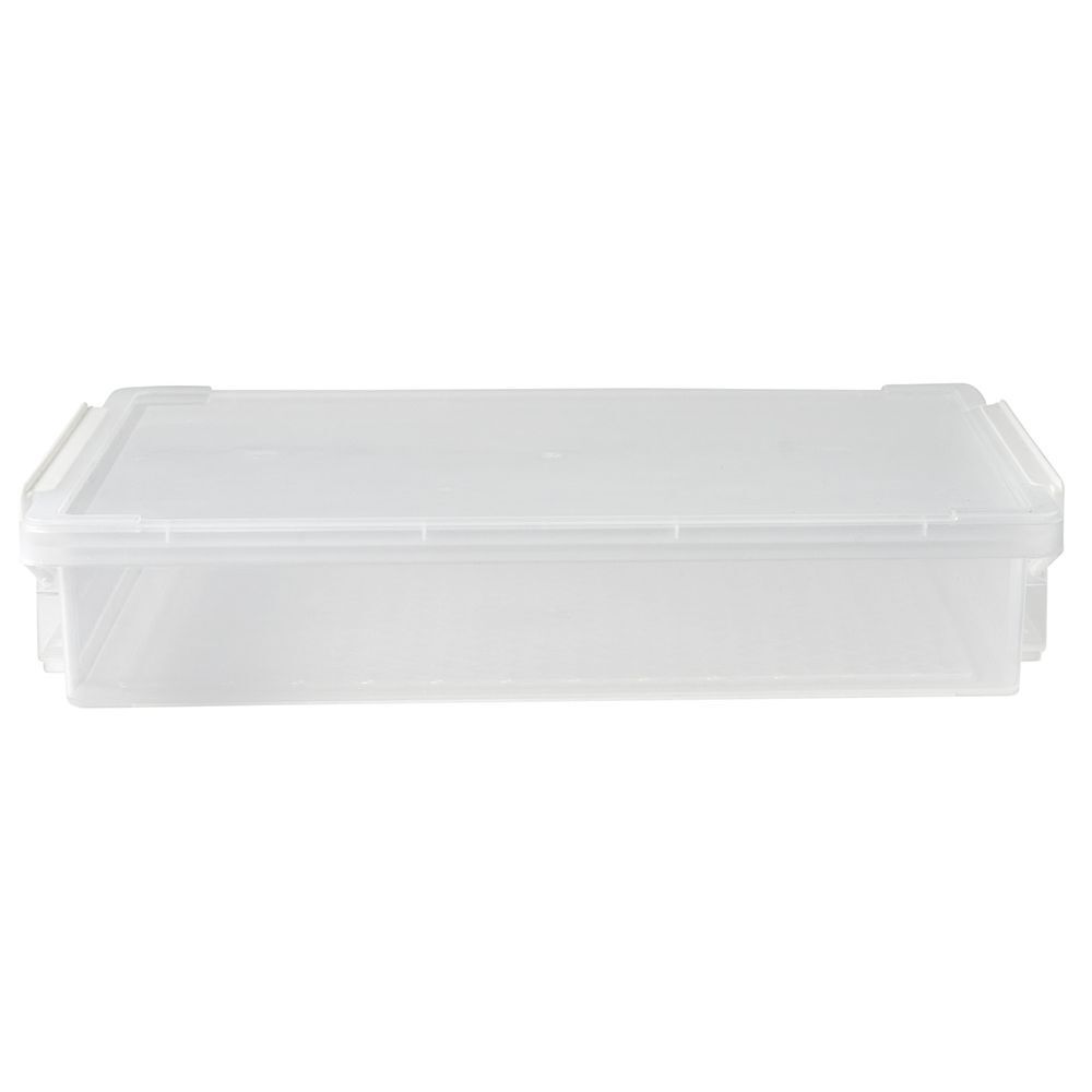 BoÎte de rangement transparente A4 fermeture clip 4L