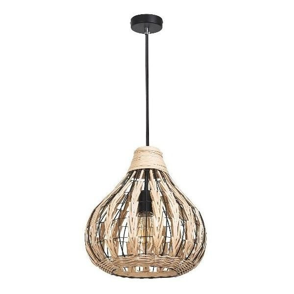 Lampa wisząca jasne drewno Zahara 1xE27x40W wym: 120x34x34 cm Rabalux