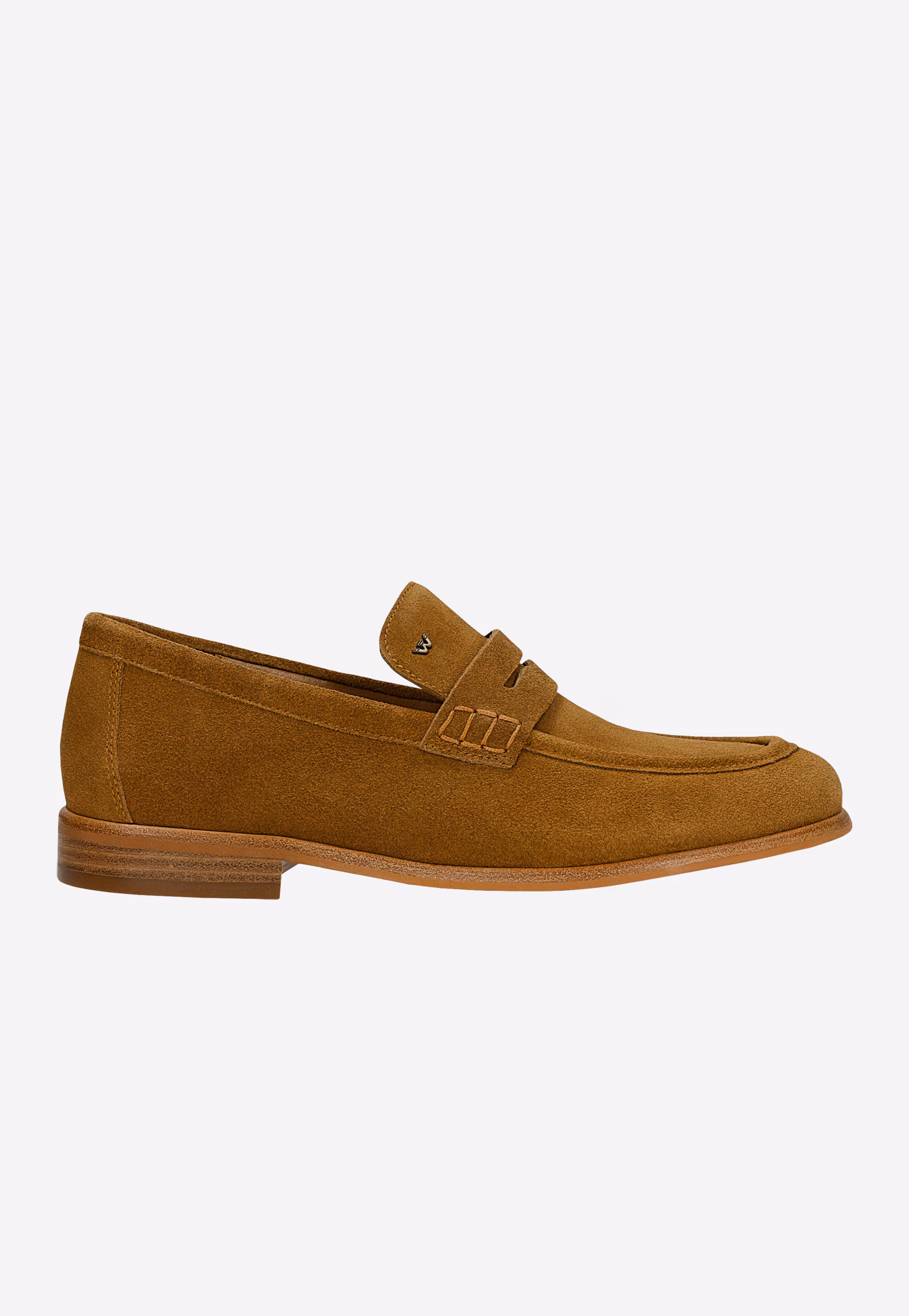 Brązowe mokasyny damskie penny loafers