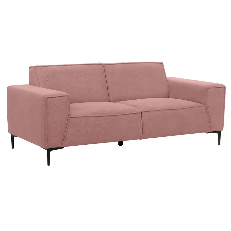 Bank Romy 2-zits - stof Curio - roze