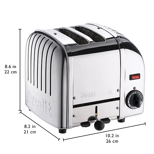 Grille-pain 2 fentes 1200w inox Dualit 20258 vario