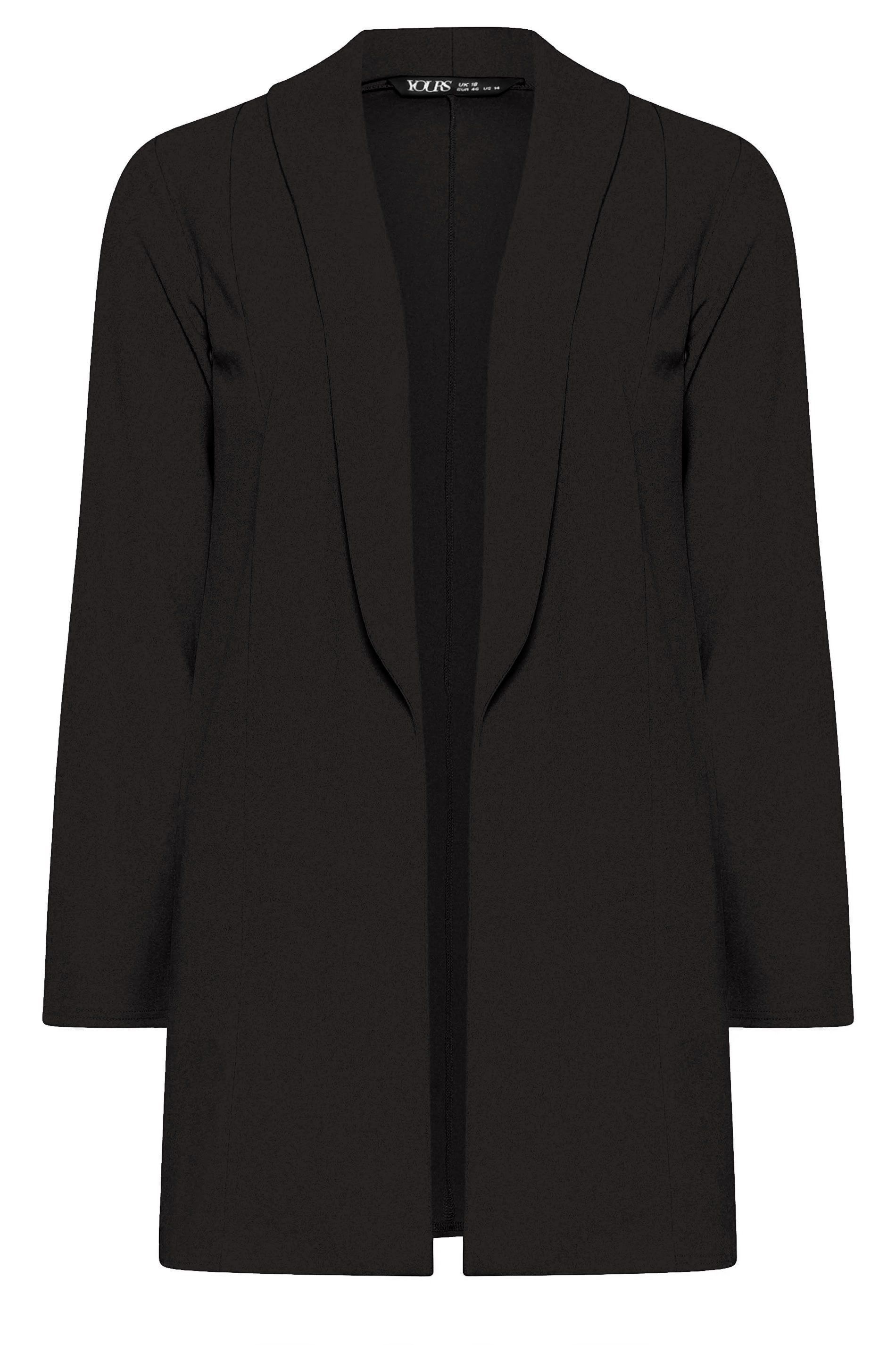 Yours Shawl Collar Scuba Blazer