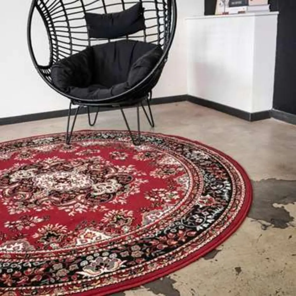 Interieur05 Vloerkleed Nain - Rood - Perzisch - 160&Oslash;