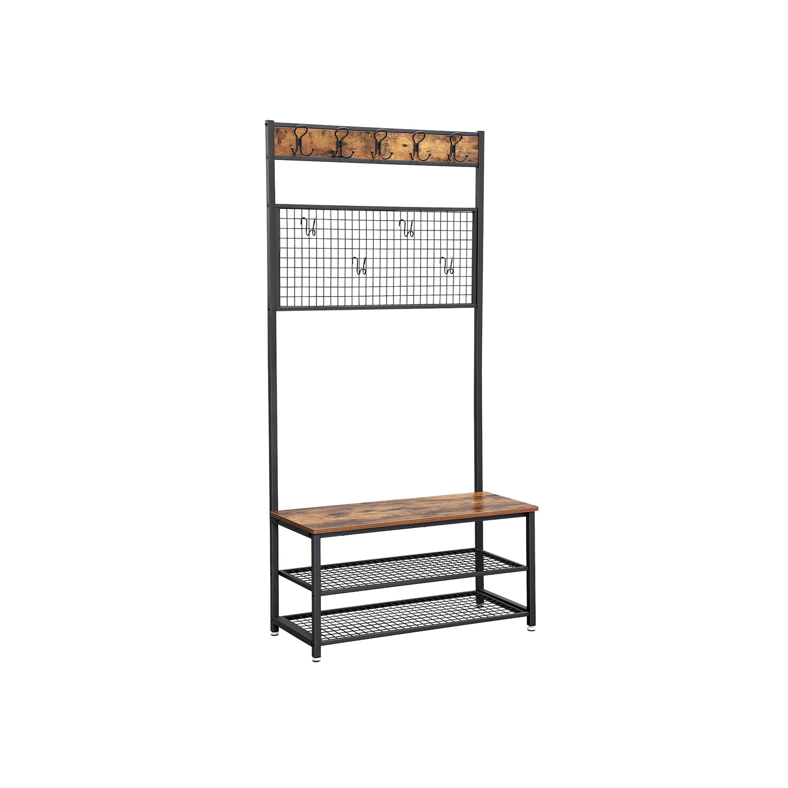 Portemanteau grille industriel