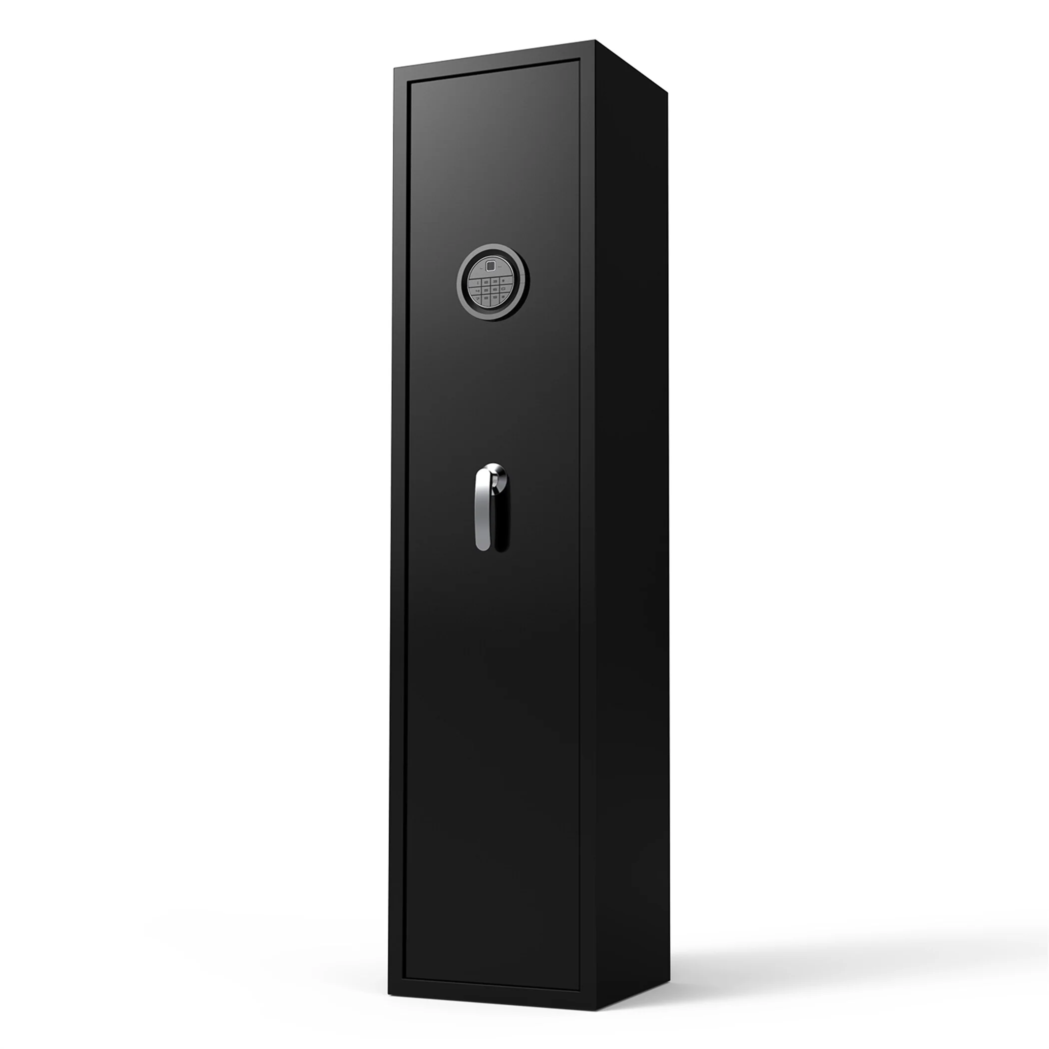 Safe Inner Lock Box Security Cabinet Steel with LED Lights Black