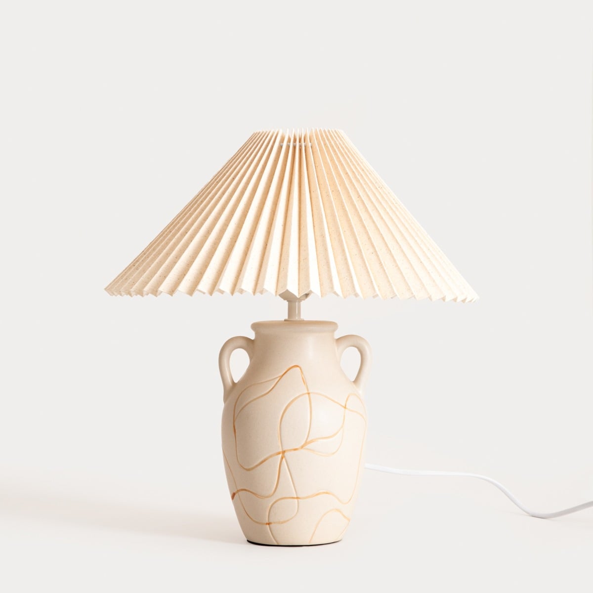 Lampa stołowa TETO ceramiczna 35,5x35,5x38 cm