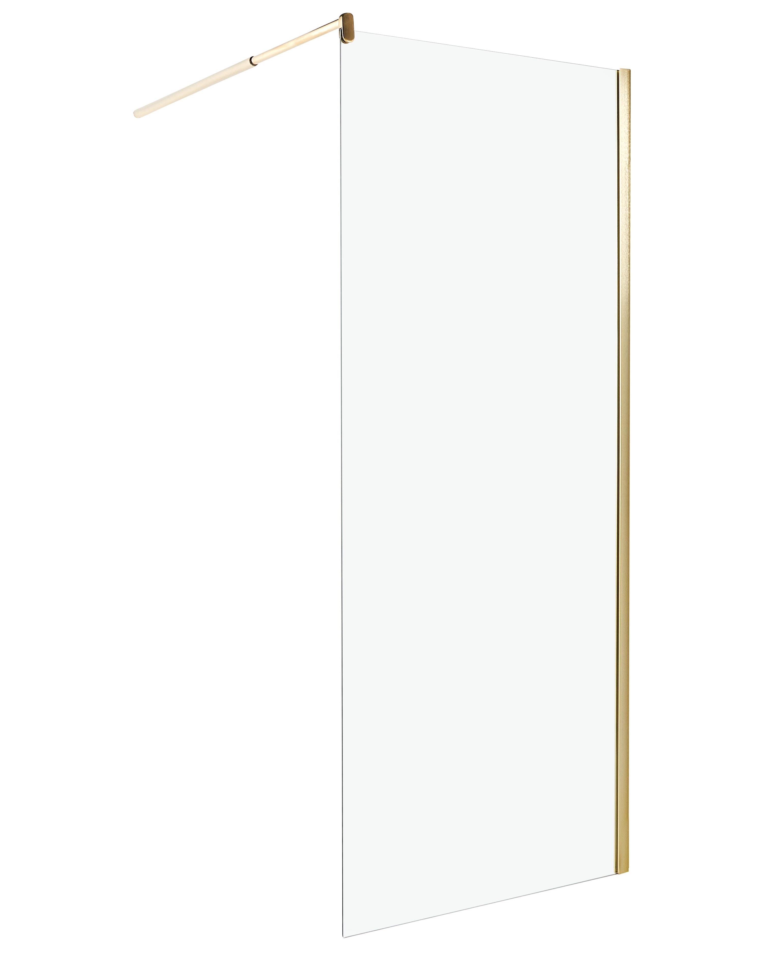 Shower Screen AHAUS 1000 x 1900 mm Gold