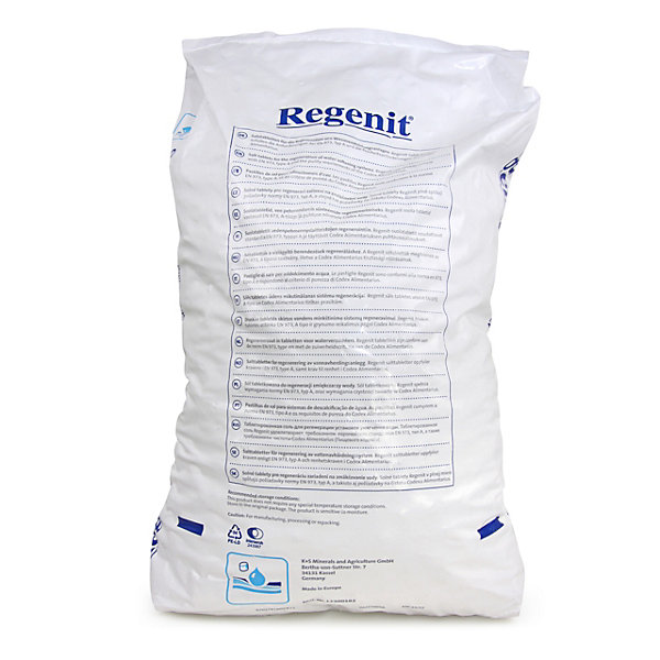 25 kg Comprimés de sel évaporé Regenit pour la régénération des adoucisseurs d'eaux1