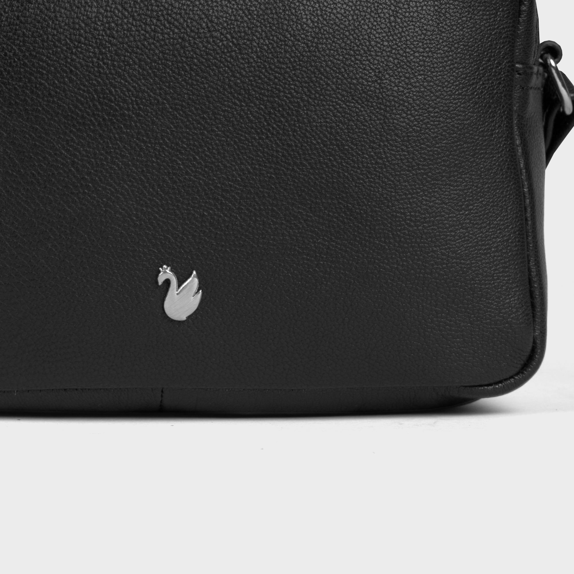 Assots London AVON' Soft Nappa Full Grain Real Leather Crossbody Bag