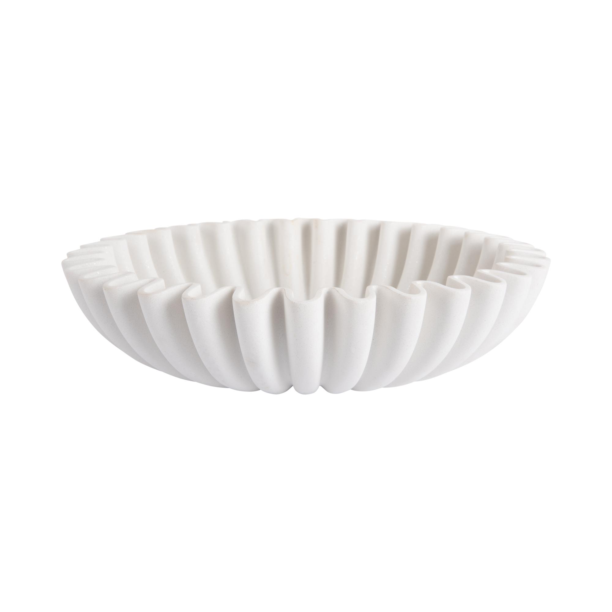 Present Time schaal Wave - wit - Ø30cm