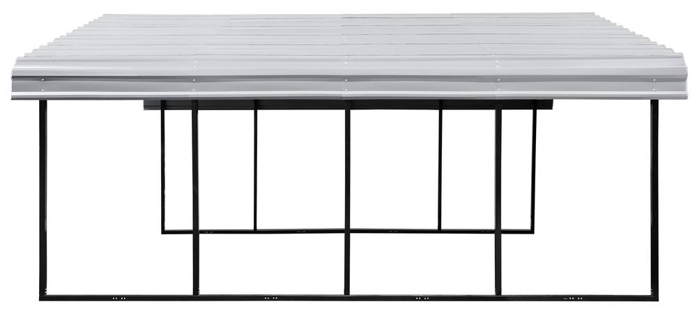 ShelterLogic Arrow Carport, Eggshell, 20-ft x 20-ft x 7-ft