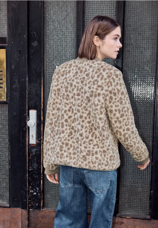 Blouson mit Leomuster