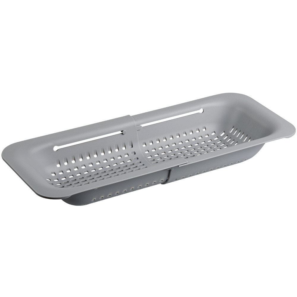 Sitko kuchenne do zlewu KESPER, plastikowy, 36,2 x 20,2 x 6,5 cm, szary
