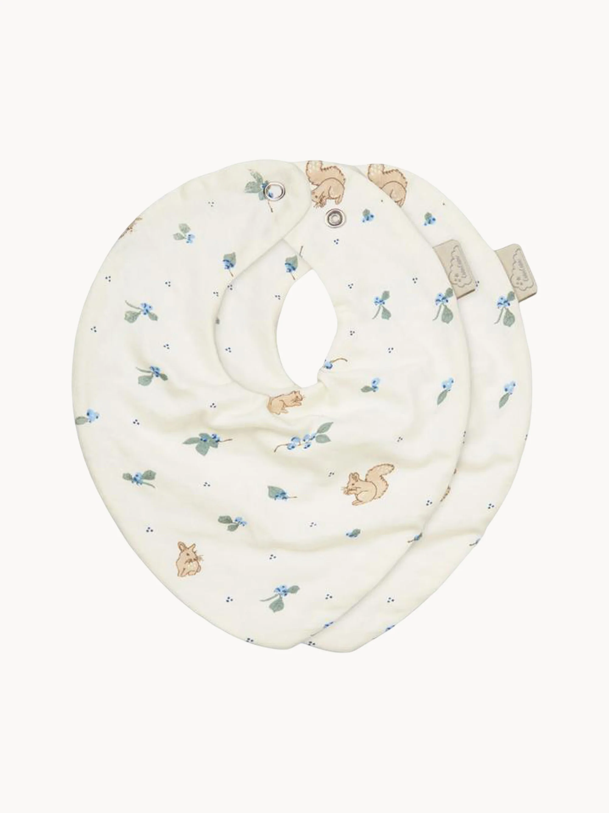 Baby-Lätzchen Blueberries aus Bio-Baumwolle, 2er-Set