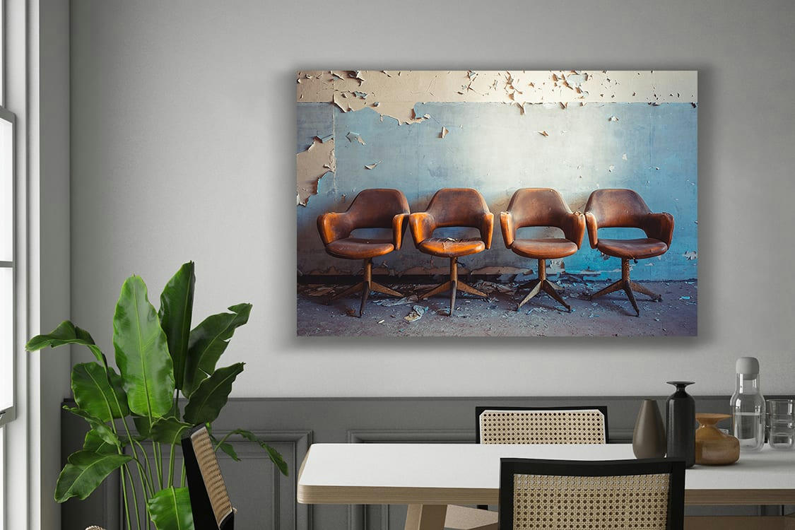 L'ATTENTE - Photographie d'art de Gaëtan Chambon 60x90 cm sur plexi