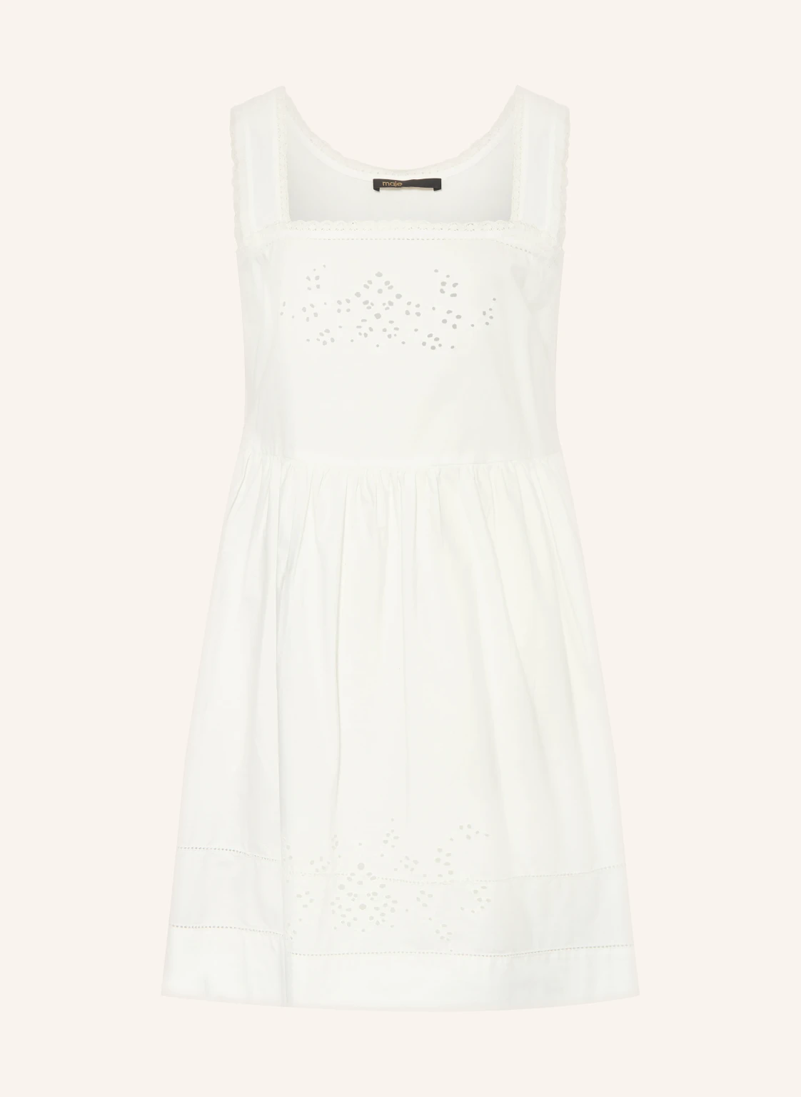 maje Kleid mit Spitze