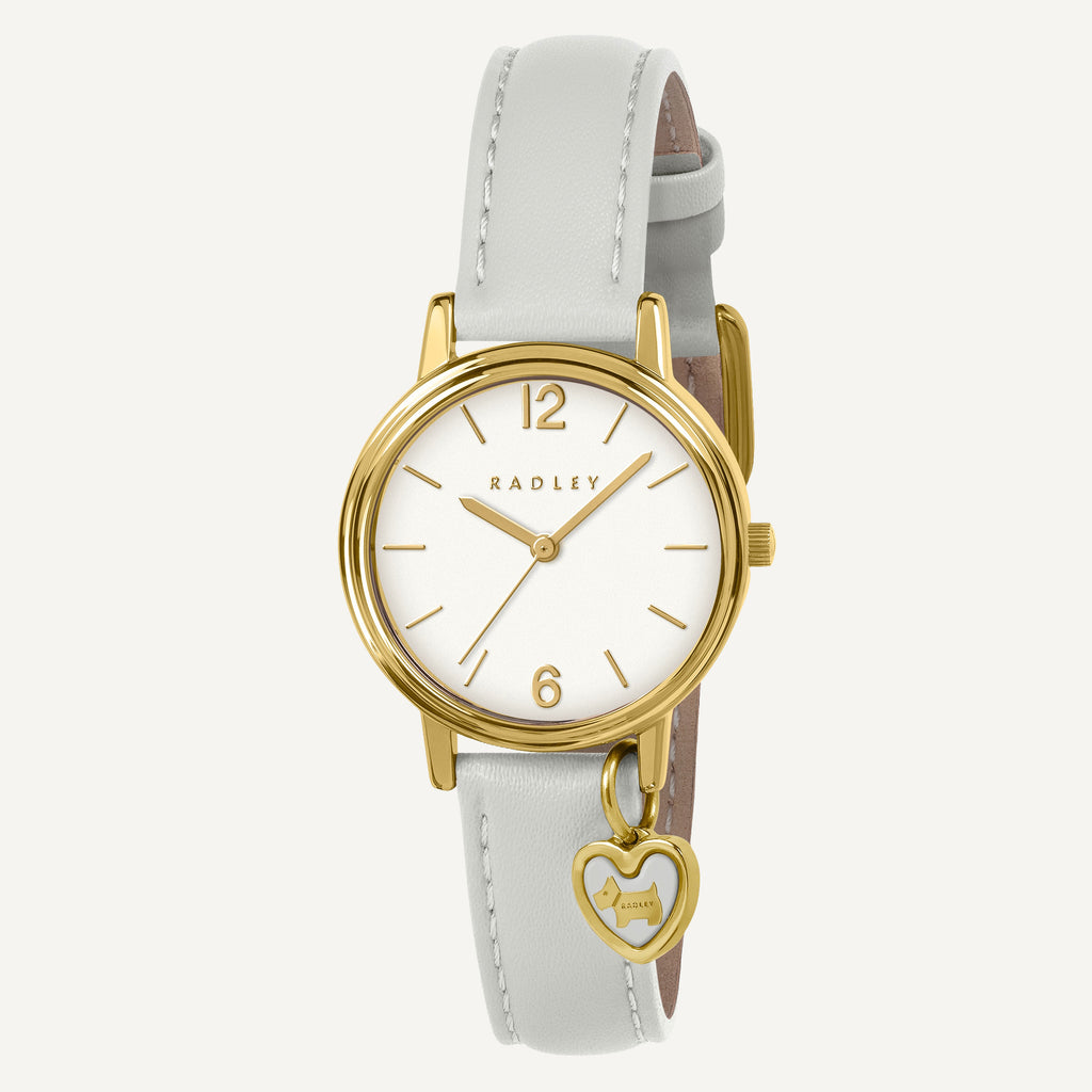 Maldon Mews - 26Mm Leather Strap Watch With Charm
