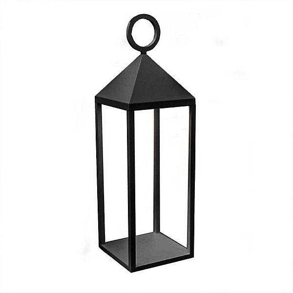 Lanterne sans fil LED intégrée Nuna Lumisky noir mat l.14 x H. 47 x P.14 x Ø 14 cm
