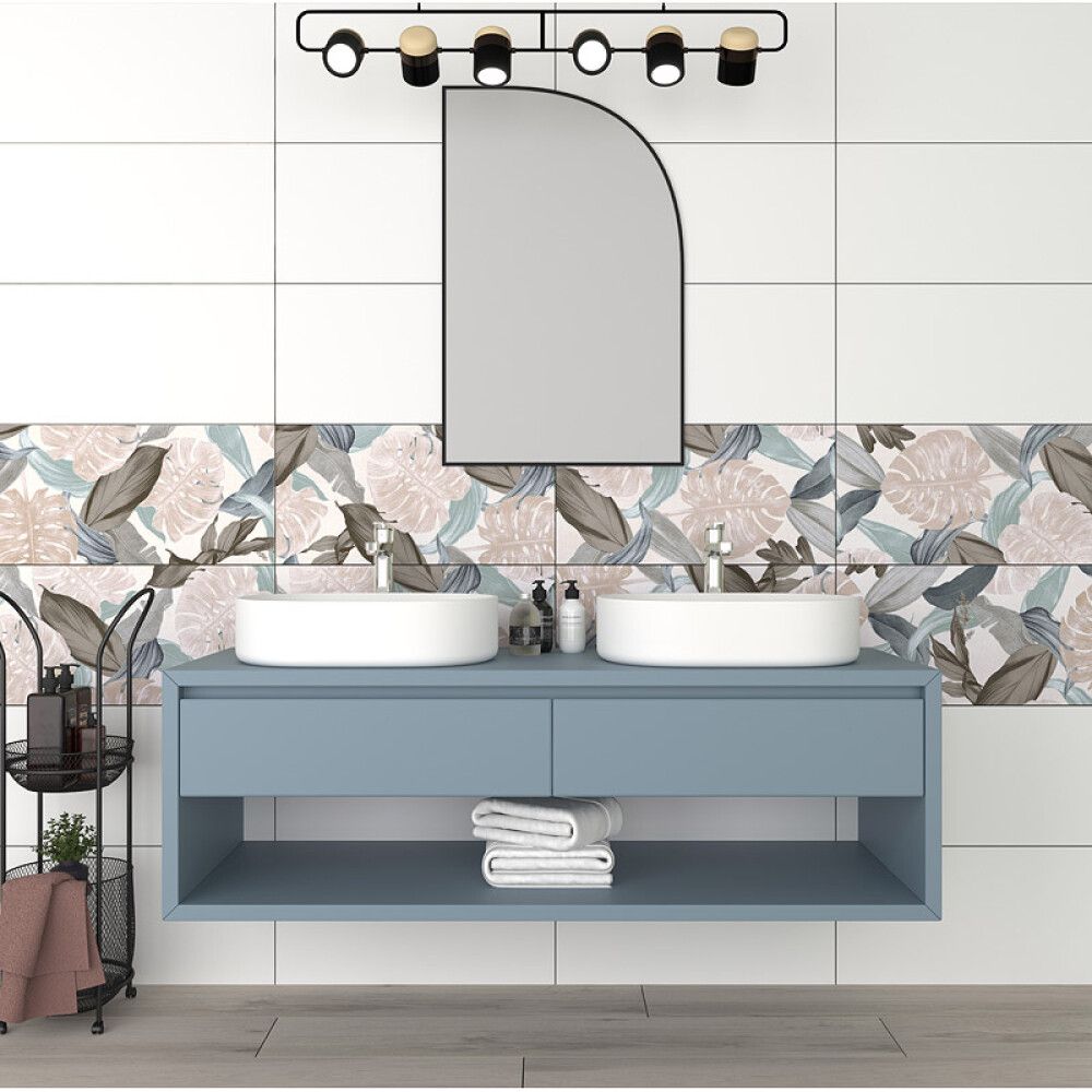 FLIS DOVE HVIT MATT 30X60CM 1,62M²/KRT