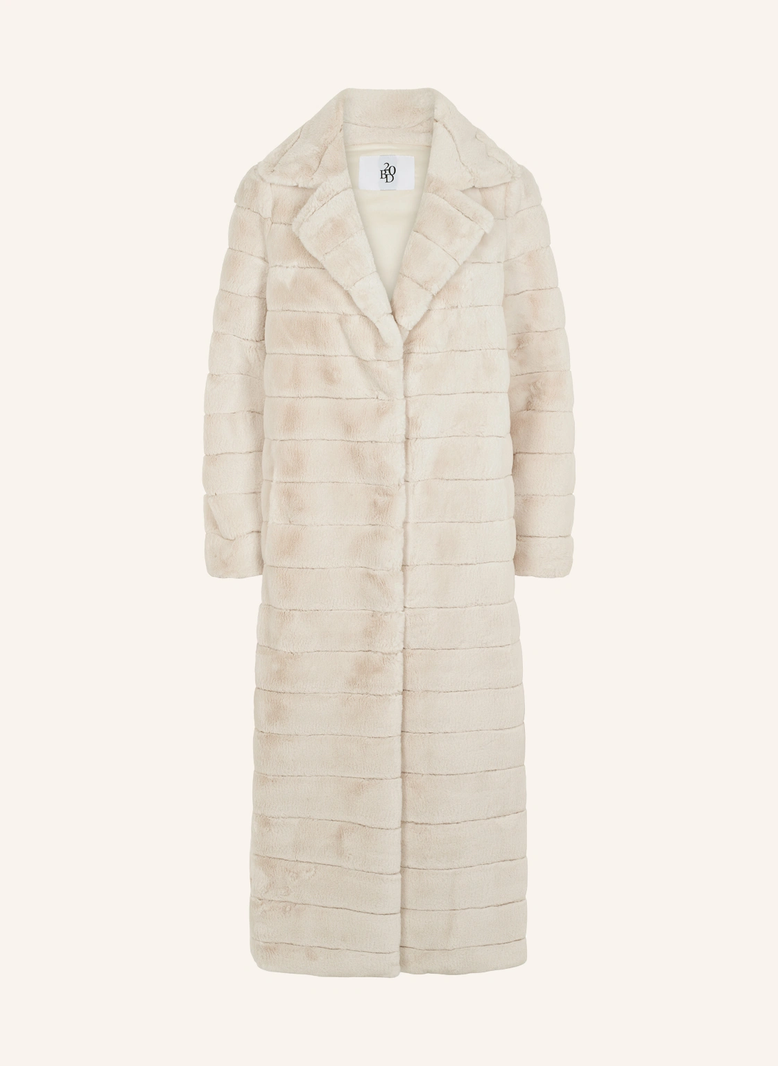 AMERICANDREAMS Faux Fur Coat Long Bailey