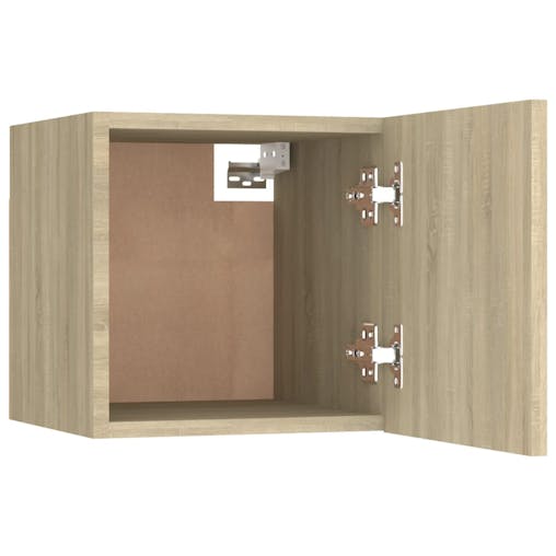 NNEVL Bedside Cabinet Sonoma Oak 30.5x30x30 cm Chipboard