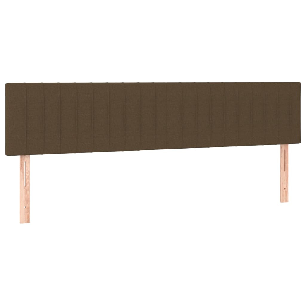 Wezgłowie Brąz 160 cm Tkanina Low vidaXL