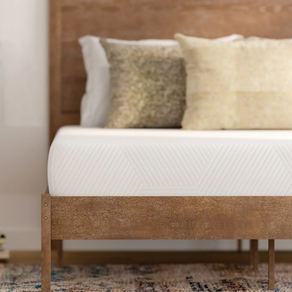 Memory Foam Mattress in a Box Infused with Charcoal & Green Tea