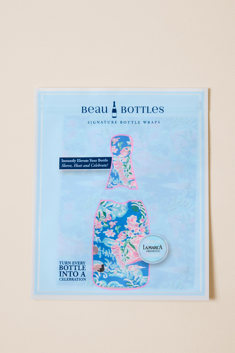Beau Bottles Preppy Bride And Groom La Marca Edition Bottle Wrap