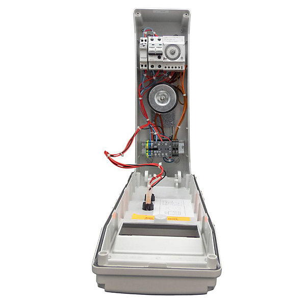 Coffret Electrique Piscine Ip55 Avec Fenêtre Pour Une Pompe Filtration Et Un Projecteur Led 12V