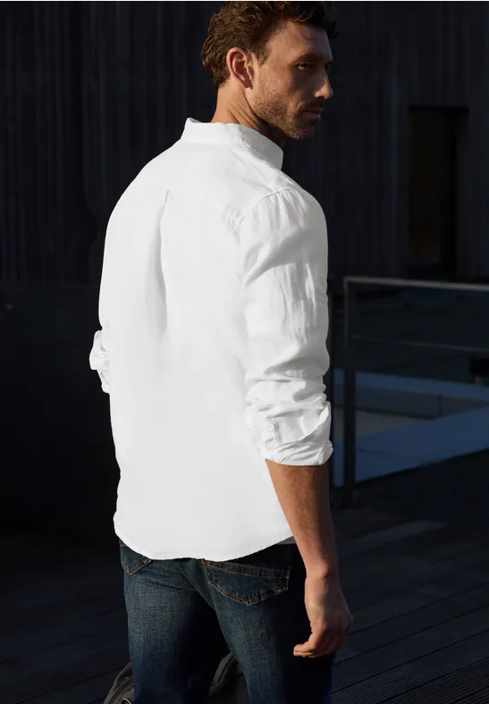 Langarm Hemd aus Leinen