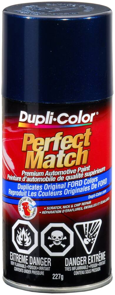 Dupli-Color Perfect Match Premium Acrylic Lacquer Automotive Aerosol Spray Paint, Twilight Blue Metallic (7F, MK), 227-g