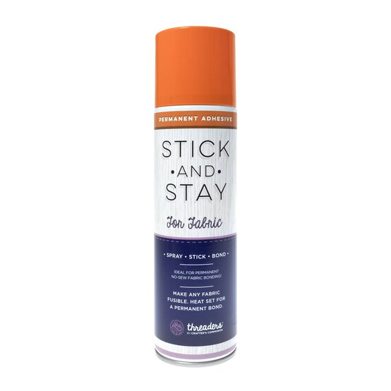 Crafter's Companion Stick and Stay Permanent Fabric Adhesive 250ml