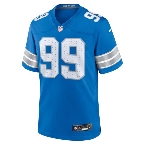 Brodric Martin Detroit Lions Nike Team Game Jersey -  Blue
