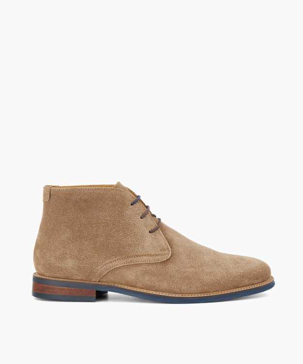 Millers Taupe - Round Toe Lace Up Boots