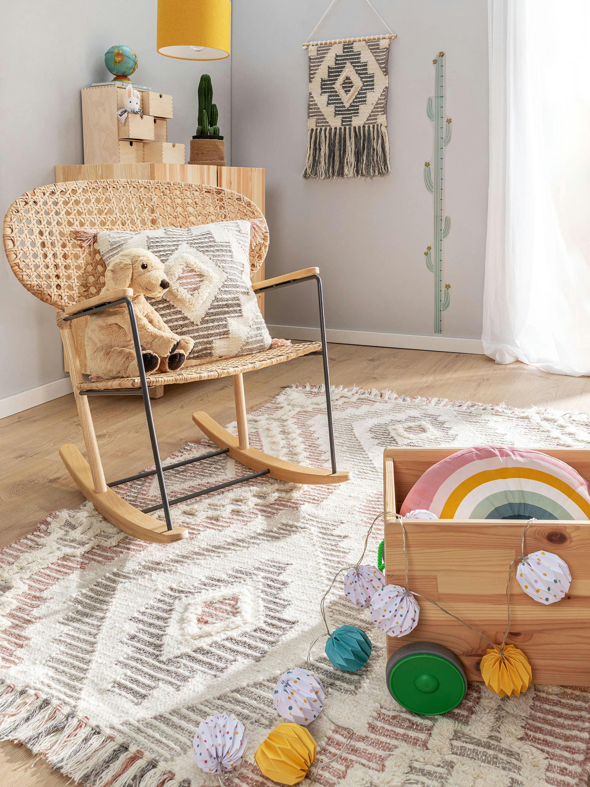 WANDA - Housse de coussin rose 45x45