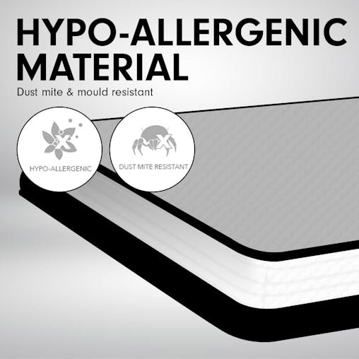 NNEDPE Laura Hill King Single Mattress with Euro Top Layer - 32cm