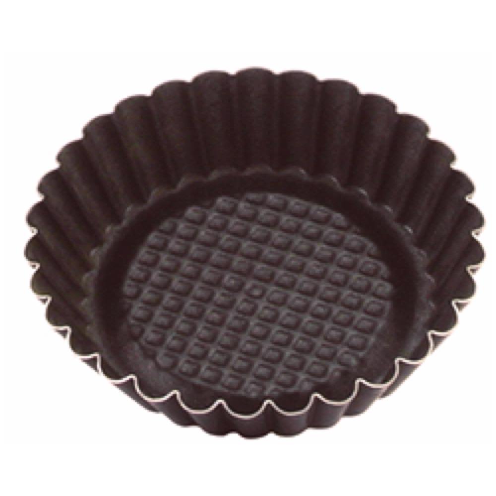 Conjunto de 4 formas caneladas para tarte 10cm