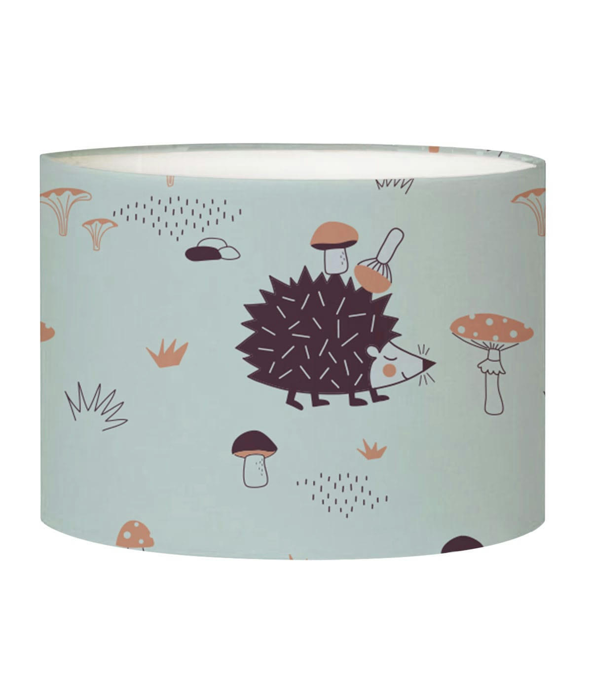 ENFANT - Abat-jour chevet enfant Hérisson Petit Bleu D: 25 x H: 20