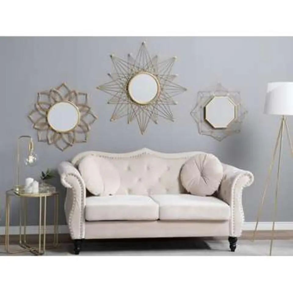 MILLY - Wandspiegel - Goud - Metaal