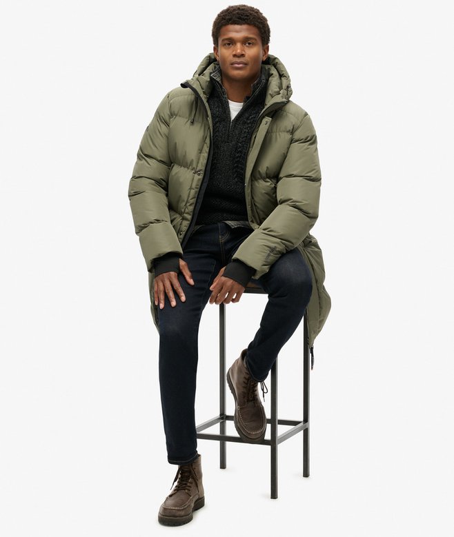 Hooded Sports Puffer Coat