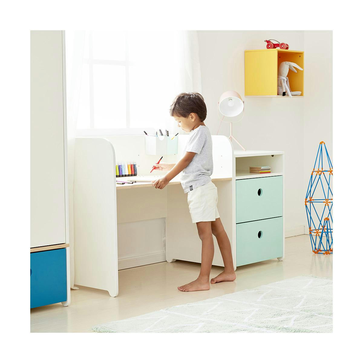 COLORFLEX - Cube mural prune